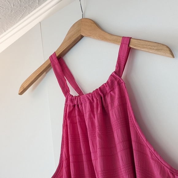 🩷 New in package Shein halter ruffle maxi dress Size XS - Picture 3 of 7